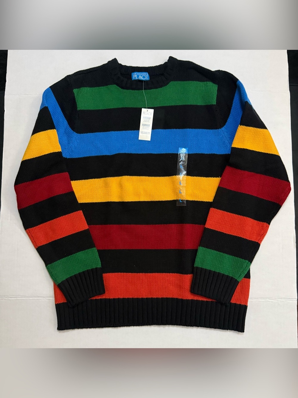 The Children's Place Multi-Stripe Crewneck Sweater